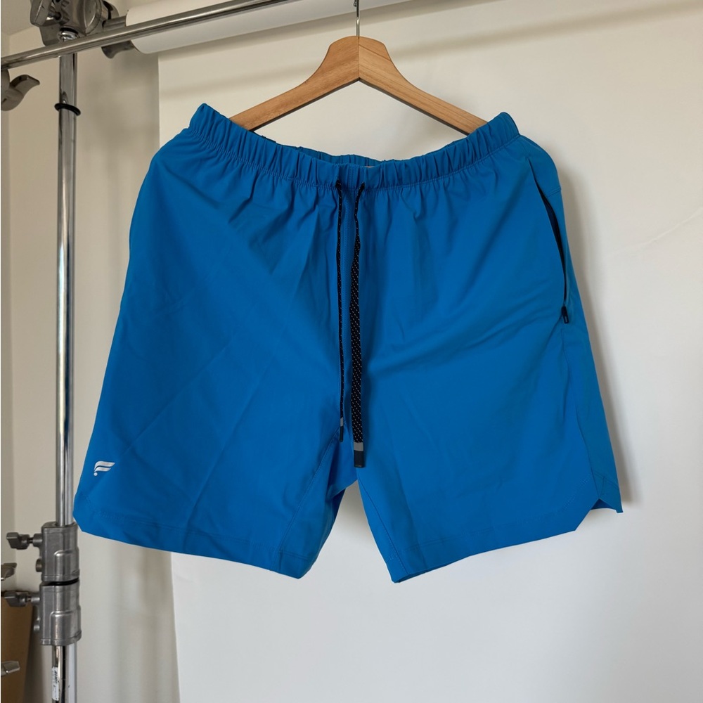Men’s Fabletics Vibrant Blue Athletic The 7” One Shorts